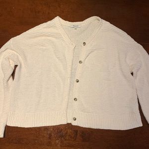 Madewell chunky cardigan in gorgeous cream color